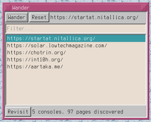 Wander as a skiff app